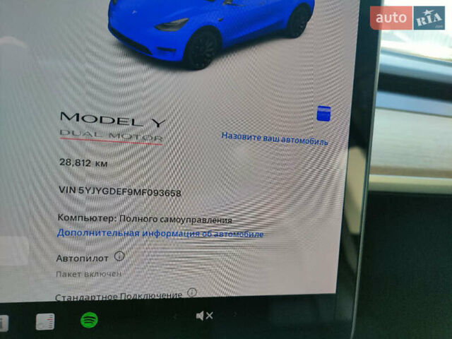 Сірий Тесла Model Y, об'ємом двигуна 0 л та пробігом 29 тис. км за 38400 $, фото 14 на Automoto.ua