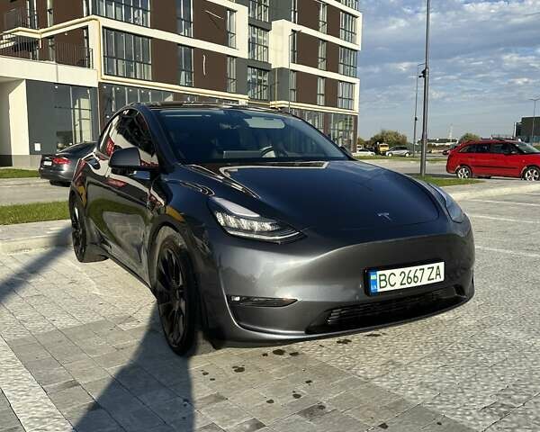 Серый Тесла Model Y, объемом двигателя 0 л и пробегом 87 тыс. км за 30900 $, фото 6 на Automoto.ua