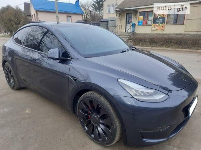 Серый Тесла Model Y, объемом двигателя 0 л и пробегом 48 тыс. км за 28500 $, фото 8 на Automoto.ua