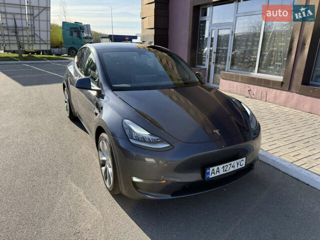 Серый Тесла Model Y, объемом двигателя 0 л и пробегом 59 тыс. км за 22300 $, фото 17 на Automoto.ua