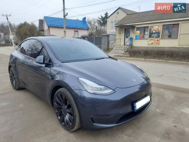 Серый Тесла Model Y, объемом двигателя 0 л и пробегом 48 тыс. км за 24900 $, фото 10 на Automoto.ua