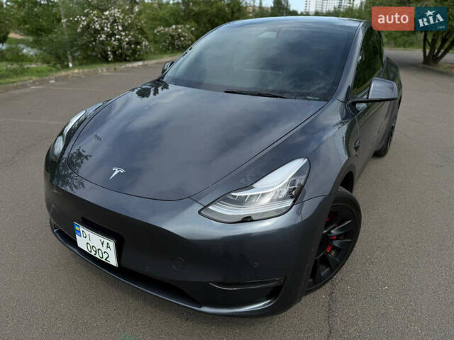 Серый Тесла Model Y, объемом двигателя 0 л и пробегом 91 тыс. км за 26500 $, фото 10 на Automoto.ua