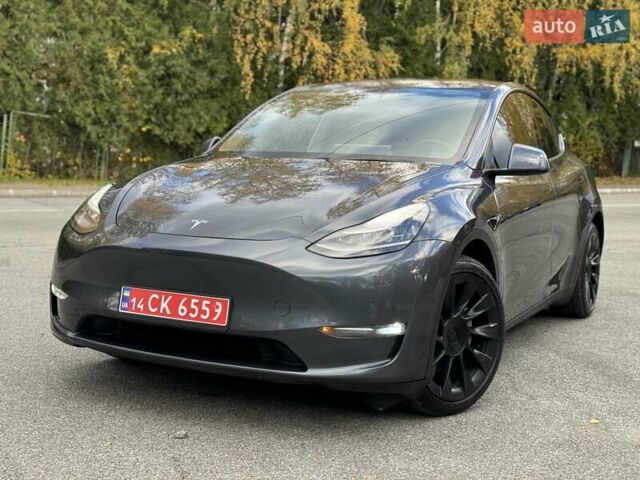 Серый Тесла Model Y, объемом двигателя 0 л и пробегом 211 тыс. км за 18950 $, фото 13 на Automoto.ua