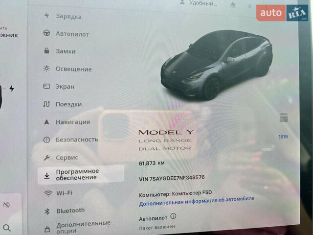 Серый Тесла Model Y, объемом двигателя 0 л и пробегом 61 тыс. км за 29000 $, фото 15 на Automoto.ua