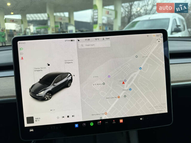 Серый Тесла Model Y, объемом двигателя 0 л и пробегом 33 тыс. км за 23999 $, фото 80 на Automoto.ua