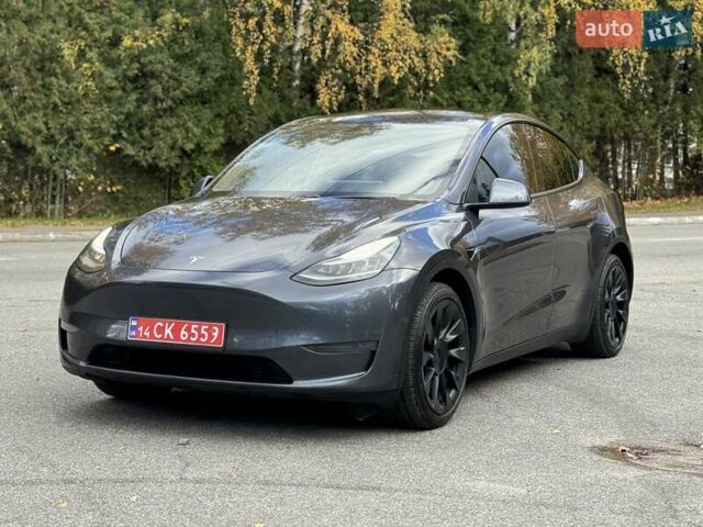 Серый Тесла Model Y, объемом двигателя 0 л и пробегом 211 тыс. км за 18950 $, фото 24 на Automoto.ua