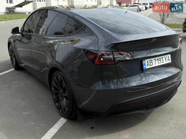 Серый Тесла Model Y, объемом двигателя 0 л и пробегом 96 тыс. км за 27500 $, фото 22 на Automoto.ua