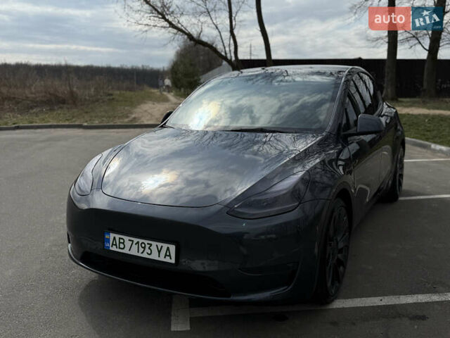 Серый Тесла Model Y, объемом двигателя 0 л и пробегом 96 тыс. км за 27500 $, фото 21 на Automoto.ua