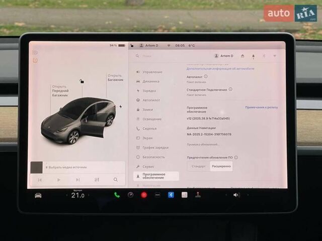 Серый Тесла Model Y, объемом двигателя 0 л и пробегом 92 тыс. км за 24499 $, фото 12 на Automoto.ua