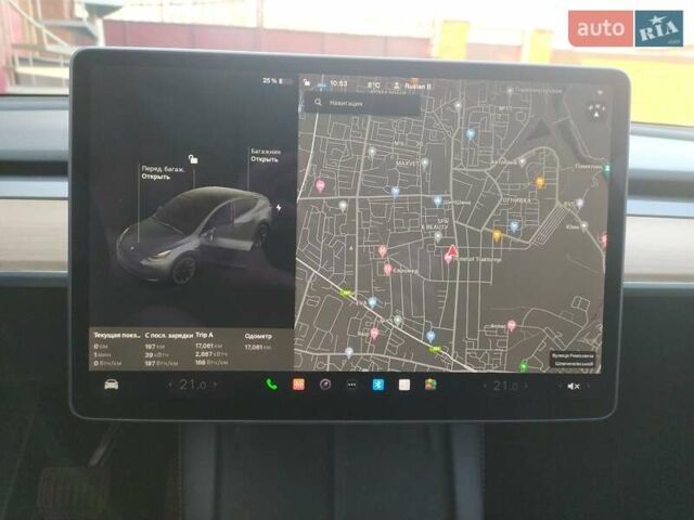 Серый Тесла Model Y, объемом двигателя 0 л и пробегом 17 тыс. км за 34500 $, фото 9 на Automoto.ua