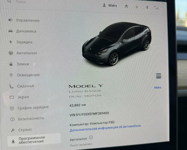 Серый Тесла Model Y, объемом двигателя 0 л и пробегом 44 тыс. км за 26000 $, фото 58 на Automoto.ua