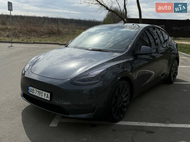 Серый Тесла Model Y, объемом двигателя 0 л и пробегом 96 тыс. км за 27500 $, фото 36 на Automoto.ua