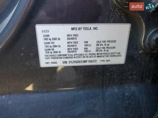 Серый Тесла Model Y, объемом двигателя 0 л и пробегом 173 тыс. км за 9100 $, фото 11 на Automoto.ua