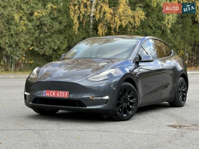 Серый Тесла Model Y, объемом двигателя 0 л и пробегом 211 тыс. км за 18950 $, фото 14 на Automoto.ua