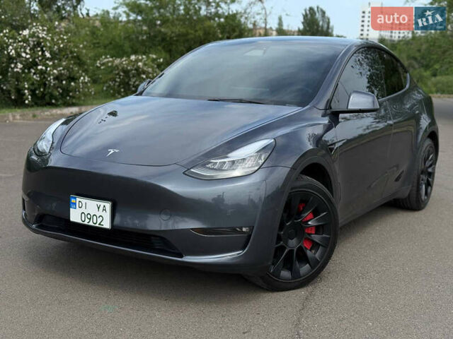 Серый Тесла Model Y, объемом двигателя 0 л и пробегом 91 тыс. км за 26500 $, фото 7 на Automoto.ua
