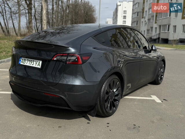 Серый Тесла Model Y, объемом двигателя 0 л и пробегом 96 тыс. км за 27500 $, фото 24 на Automoto.ua