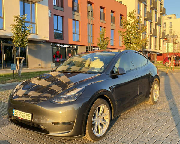 Серый Тесла Model Y, объемом двигателя 0 л и пробегом 98 тыс. км за 25300 $, фото 21 на Automoto.ua