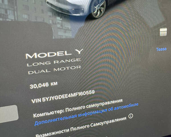 Серый Тесла Model Y, объемом двигателя 0 л и пробегом 30 тыс. км за 28500 $, фото 23 на Automoto.ua