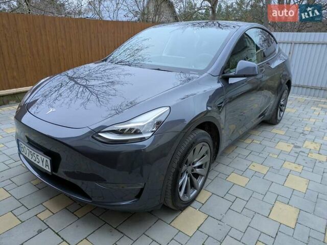 Серый Тесла Model Y, объемом двигателя 0 л и пробегом 27 тыс. км за 25900 $, фото 1 на Automoto.ua