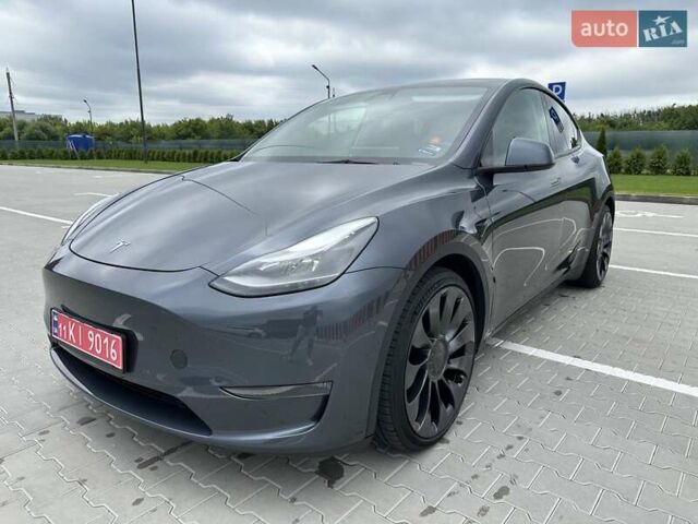 Сірий Тесла Model Y, об'ємом двигуна 0 л та пробігом 47 тис. км за 29999 $, фото 1 на Automoto.ua