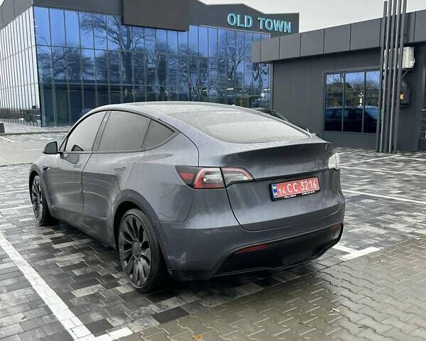 Серый Тесла Model Y, объемом двигателя 0 л и пробегом 47 тыс. км за 26900 $, фото 6 на Automoto.ua