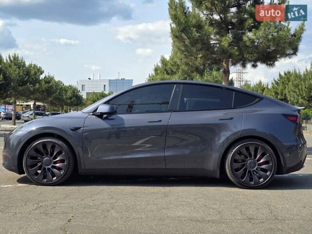 Серый Тесла Model Y, объемом двигателя 0 л и пробегом 34 тыс. км за 27500 $, фото 4 на Automoto.ua