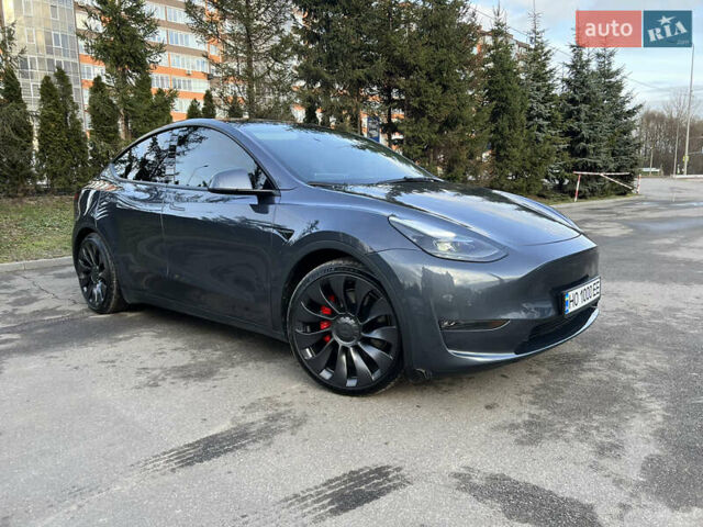 Серый Тесла Model Y, объемом двигателя 0 л и пробегом 22 тыс. км за 44800 $, фото 9 на Automoto.ua