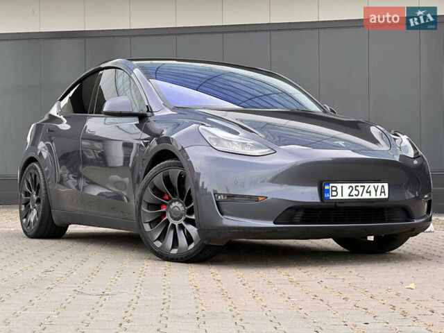 Серый Тесла Model Y, объемом двигателя 0 л и пробегом 109 тыс. км за 26900 $, фото 4 на Automoto.ua