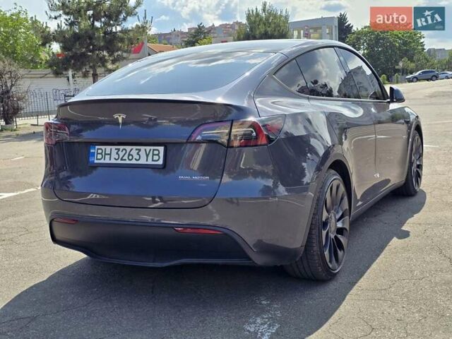 Серый Тесла Model Y, объемом двигателя 0 л и пробегом 34 тыс. км за 27500 $, фото 5 на Automoto.ua