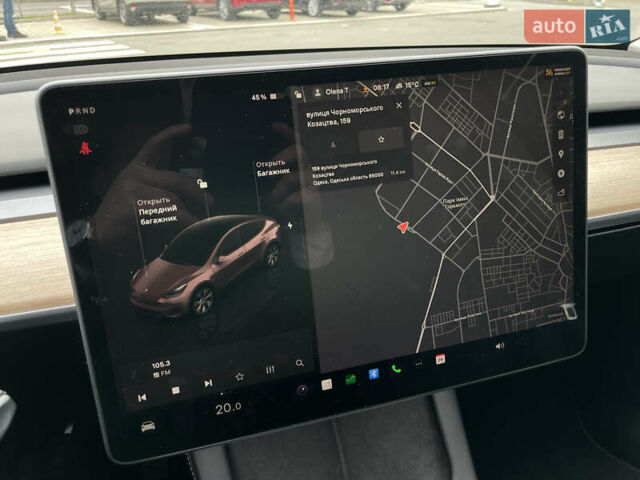 Серый Тесла Model Y, объемом двигателя 0 л и пробегом 44 тыс. км за 29900 $, фото 26 на Automoto.ua