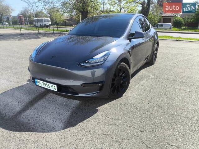 Серый Тесла Model Y, объемом двигателя 0 л и пробегом 77 тыс. км за 30999 $, фото 10 на Automoto.ua