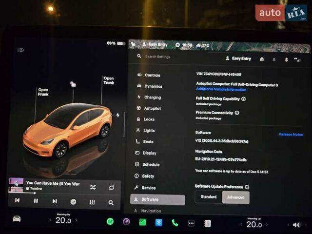 Сірий Тесла Model Y, об'ємом двигуна 0 л та пробігом 60 тис. км за 29900 $, фото 5 на Automoto.ua