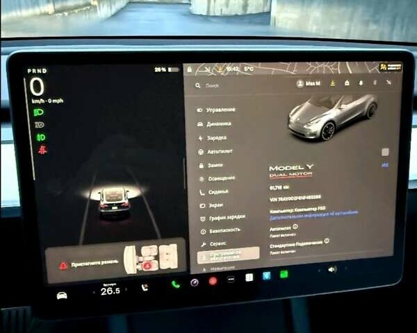 Сірий Тесла Model Y, об'ємом двигуна 0 л та пробігом 62 тис. км за 28000 $, фото 7 на Automoto.ua