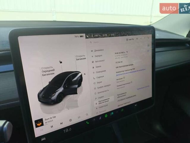 Серый Тесла Model Y, объемом двигателя 0 л и пробегом 77 тыс. км за 30999 $, фото 30 на Automoto.ua