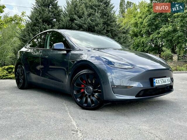 Серый Тесла Model Y, объемом двигателя 0 л и пробегом 56 тыс. км за 28500 $, фото 12 на Automoto.ua