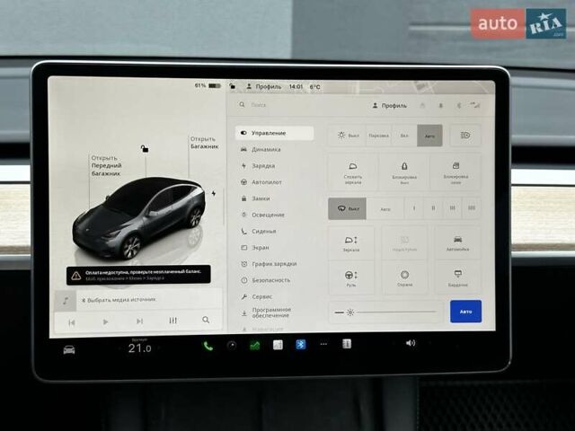 Серый Тесла Model Y, объемом двигателя 0 л и пробегом 34 тыс. км за 31999 $, фото 21 на Automoto.ua