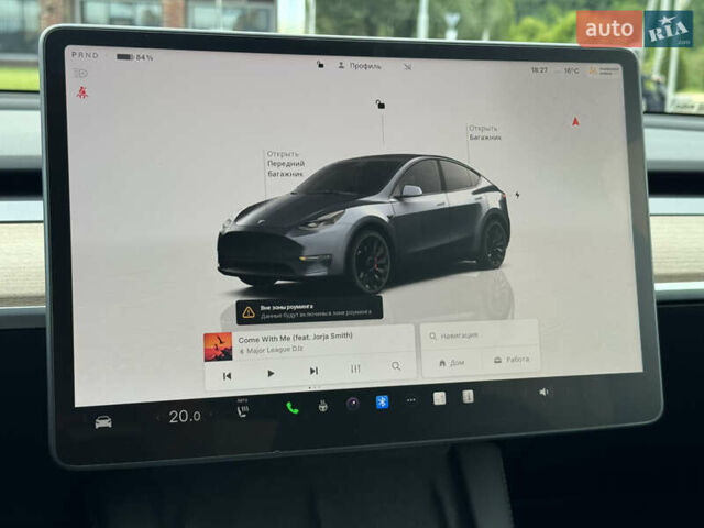 Серый Тесла Model Y, объемом двигателя 0 л и пробегом 27 тыс. км за 27500 $, фото 25 на Automoto.ua