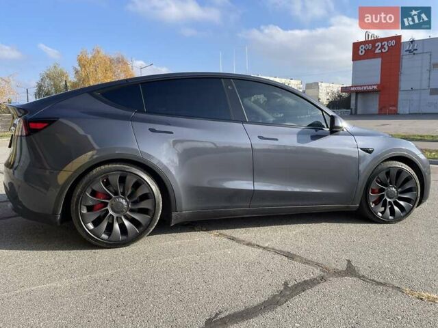 Тесла Model Y 2022 в Харькове на Automoto.ua Серый Тесла Model Y, объемом двигателя 0 л и пробегом 45 тыс. км за 28300 $, фото 9 на Automoto.ua