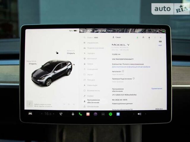 Сірий Тесла Model Y, об'ємом двигуна 0 л та пробігом 14 тис. км за 30999 $, фото 15 на Automoto.ua