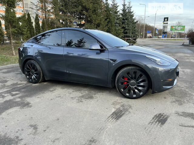 Серый Тесла Model Y, объемом двигателя 0 л и пробегом 22 тыс. км за 44800 $, фото 10 на Automoto.ua