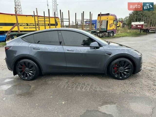 Тесла Model Y 2022 у Вінниці на Automoto.ua Сірий Тесла Model Y, об'ємом двигуна 0 л та пробігом 57 тис. км за 25500 $, фото 7 на Automoto.ua