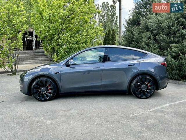 Серый Тесла Model Y, объемом двигателя 0 л и пробегом 56 тыс. км за 28500 $, фото 23 на Automoto.ua