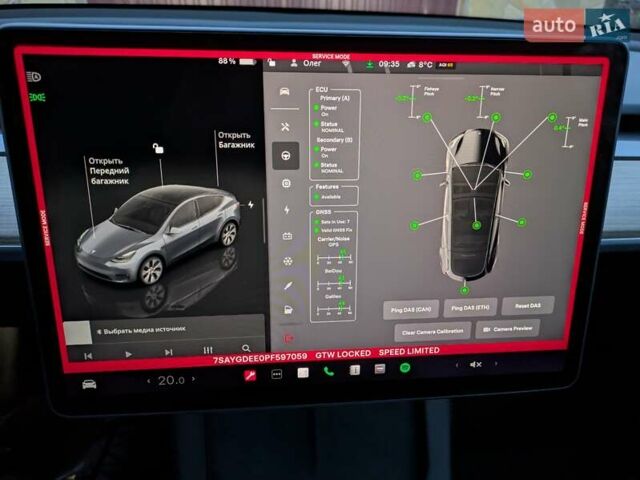 Серый Тесла Model Y, объемом двигателя 0 л и пробегом 27 тыс. км за 25900 $, фото 24 на Automoto.ua