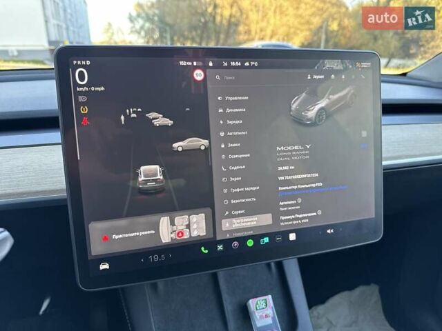 Серый Тесла Model Y, объемом двигателя 0 л и пробегом 38 тыс. км за 24999 $, фото 51 на Automoto.ua