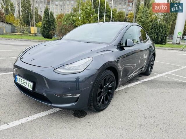 Серый Тесла Model Y, объемом двигателя 0 л и пробегом 61 тыс. км за 25500 $, фото 4 на Automoto.ua