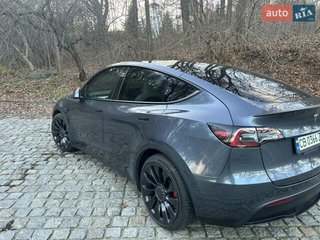 Серый Тесла Model Y, объемом двигателя 0 л и пробегом 53 тыс. км за 31500 $, фото 3 на Automoto.ua