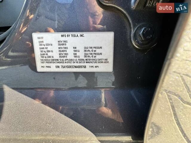 Серый Тесла Model Y, объемом двигателя 0 л и пробегом 135 тыс. км за 24500 $, фото 12 на Automoto.ua