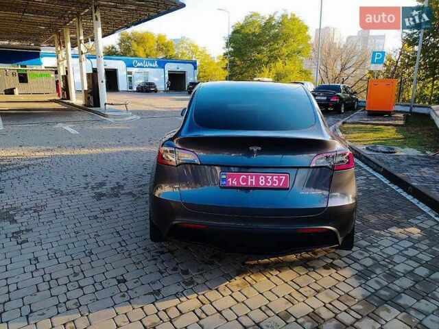 Тесла Model Y 2022 у Києві на Automoto.ua Сірий Тесла Model Y, об'ємом двигуна 0 л та пробігом 95 тис. км за 22700 $, фото 10 на Automoto.ua