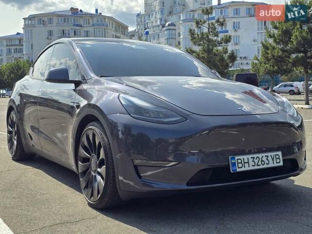 Серый Тесла Model Y, объемом двигателя 0 л и пробегом 34 тыс. км за 27500 $, фото 12 на Automoto.ua
