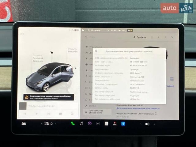 Серый Тесла Model Y, объемом двигателя 0 л и пробегом 61 тыс. км за 30999 $, фото 21 на Automoto.ua